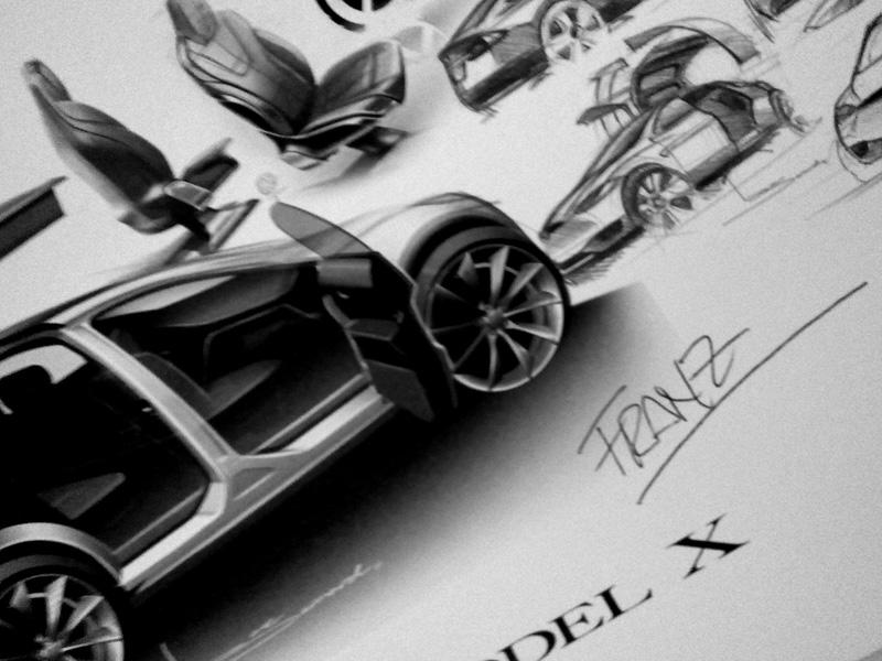 Model X - Signed concept poster